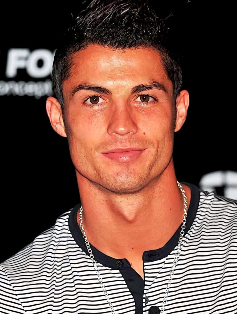 Confident Cristiano Ronaldo Wallpaper: Iconic Charisma & Style