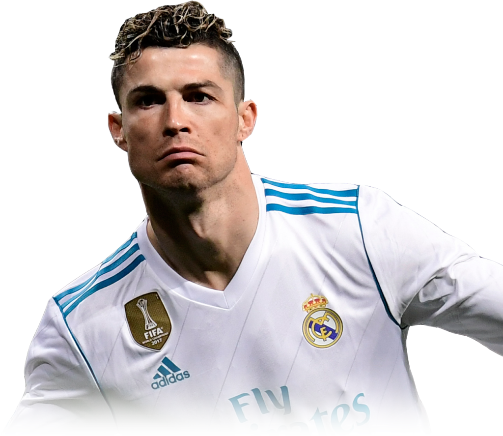 Cristiano Ronaldo Wallpaper: Iconic Focus & Energy in White Kit