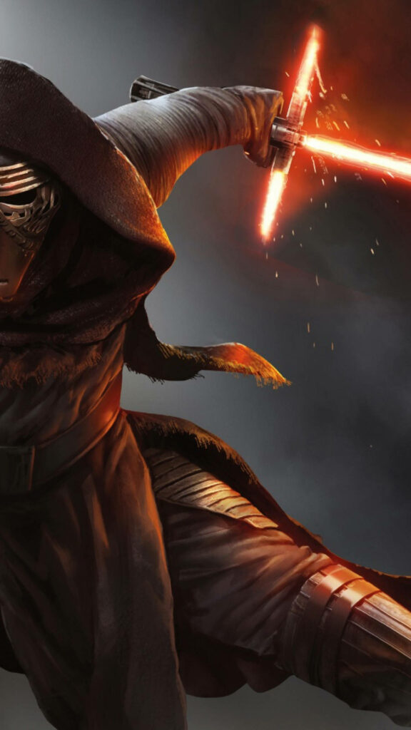 Menacing Kylo Ren: The Force Unleashed Wallpaper
