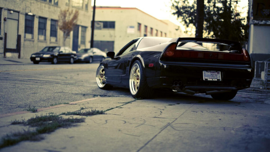 Riding in Style: 4K JDM Bliss with a 1992 Acura NSX on the Open Road Wallpaper