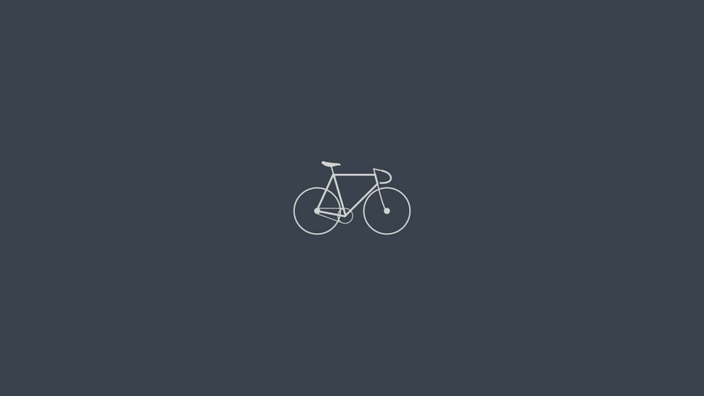 Pedaling into Serenity: A Minimalistic White Bike Wallpaper