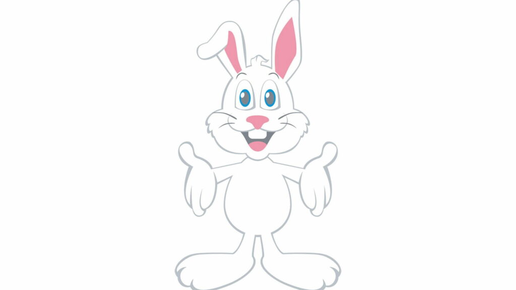 Cuddly Bunny in Vibrant QHD Wallpaper