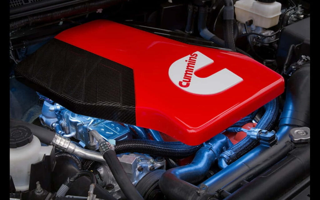 Powerful Cummins Diesel Engine Wallpaper for Nissan Frontier Runner
