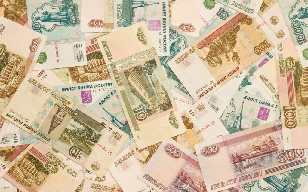 Currency Cascade - A Spectacular Display of Wealth in HD Wallpaper