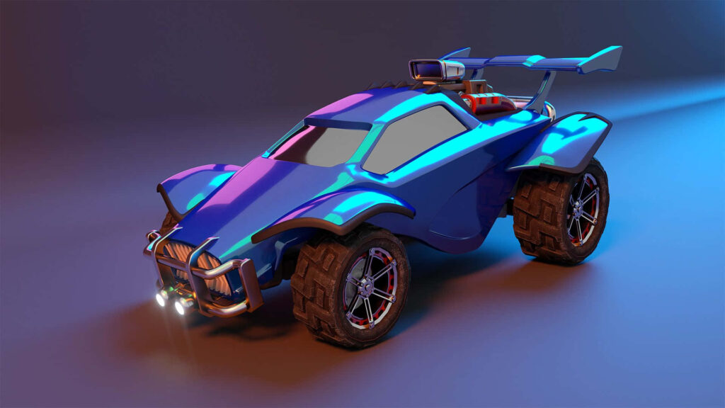 Rev up your imagination: Create an outlandish ride for domination in Rocket League! Wallpaper