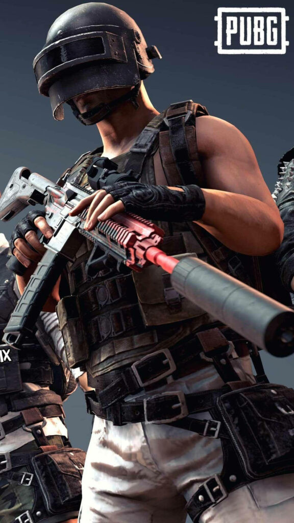 PUBG 2020: The Ultimate Customized Rifle Close-Up Wallpaper