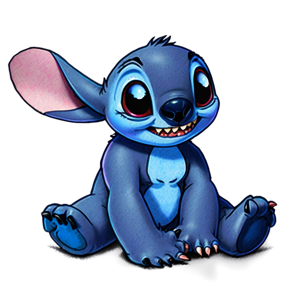 Cute Blue Creature Wallpaper: Cheerful Animated Character Design