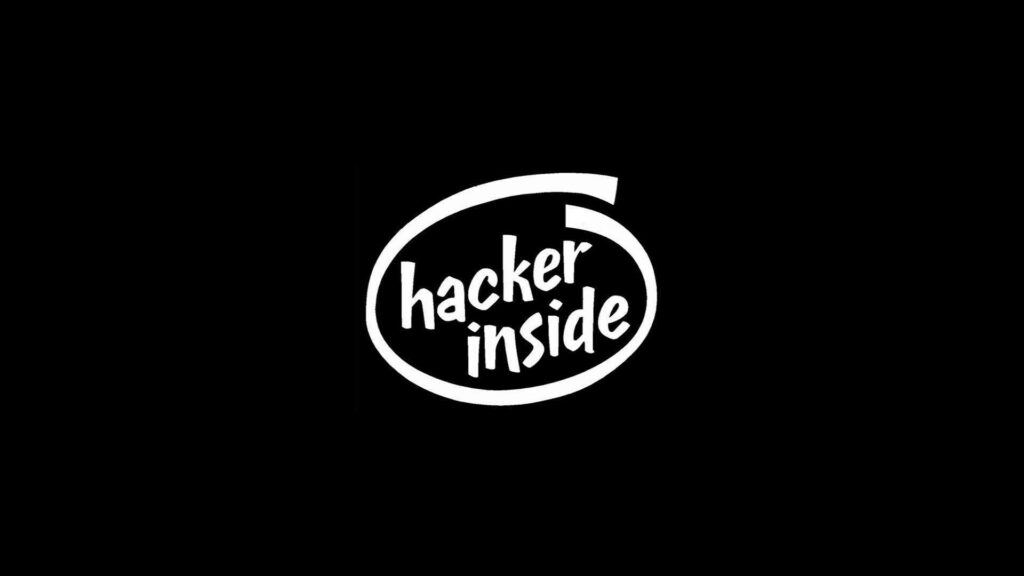 Cyber Prowler: An Adorable Sticker Unveils Hacking Secrets in a Sleek Full HD Wallpaper