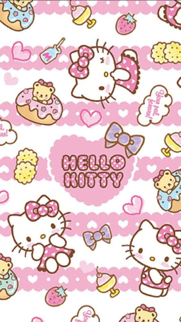 Hello Kitty Cute Wallpaper: Adorable Poses & Sweet Treats