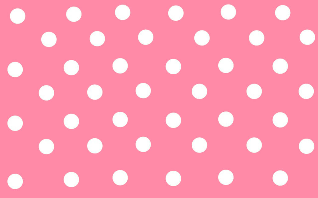 Pink Delicacy: Whimsical Dots Dance in a Charming Diagonal Arrangement Wallpaper