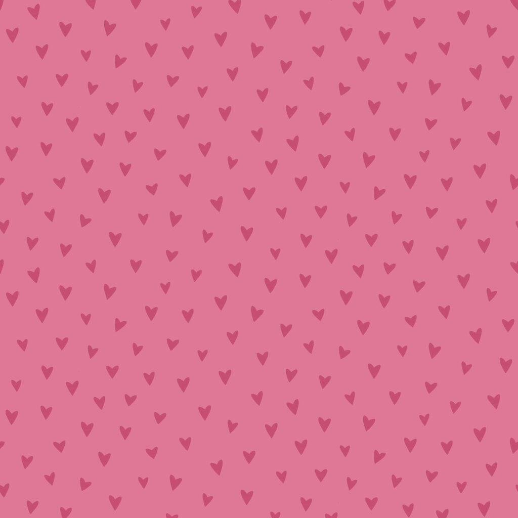 Charming Pink Heart Pattern Wallpaper Background for a Romantic Vibe