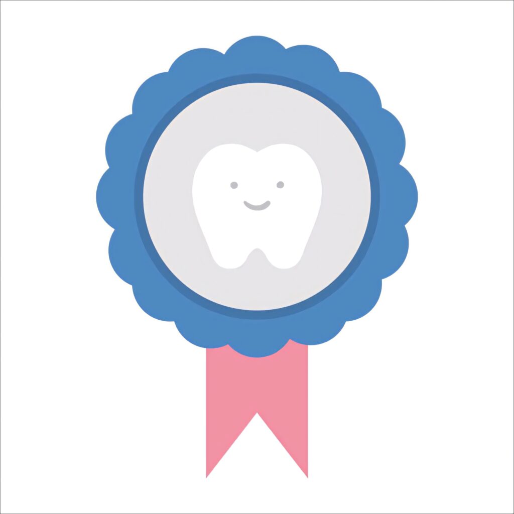 Cute Smiling Tooth Illustration for Dental TikTok Profile Picture Wallpaper