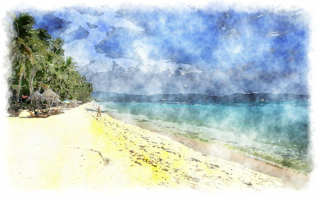 Whimsical Watercolors: Delightful HD Wallpaper Background in Cute Hues