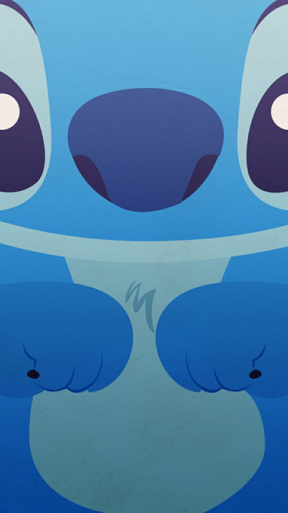 Adorable Stitch: A High-Definition Darling for Your Phone's Wallpaper