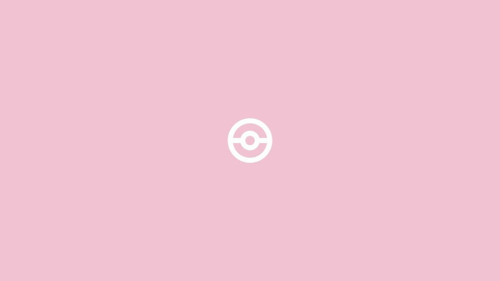 Playful Pastel Wallpaper: Simple Yet Cute Pokemon Symbol