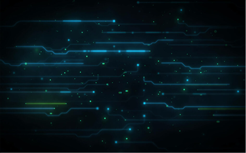 Cybernetic Symphony: Traversing Futuristic Technological Horizons Wallpaper