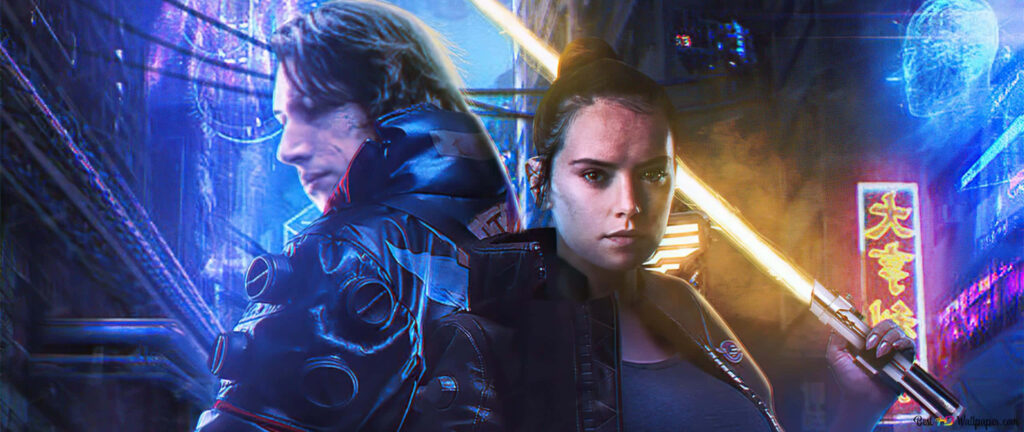 Charismatic Avatars: Unveiling the Dynamic World of Cyberpunk 2077 in a Futuristic Portrait Wallpaper