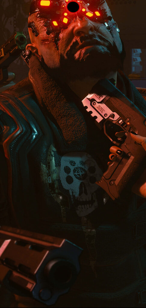 Cyberpunk Character Wallpaper for Samsung Galaxy Note 10 Plus