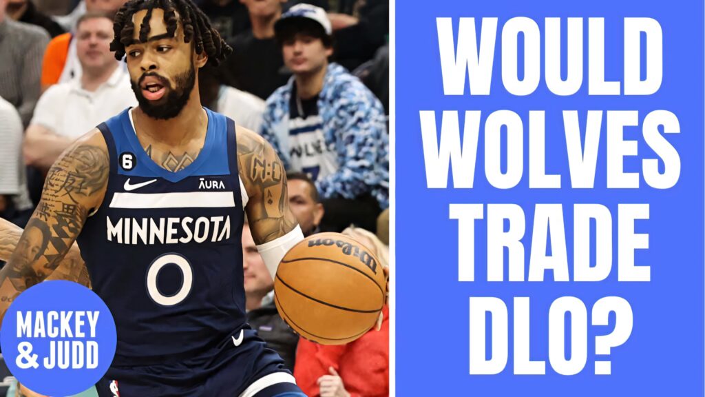 Dynamic Brooklyn Nets D'Angelo Russell basketball wallpaper with vibrant colors and trade buzz