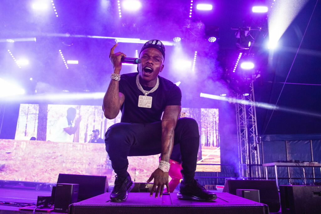 Dababy Live: Epic QHD Wallpaper Capturing the Concert Experience