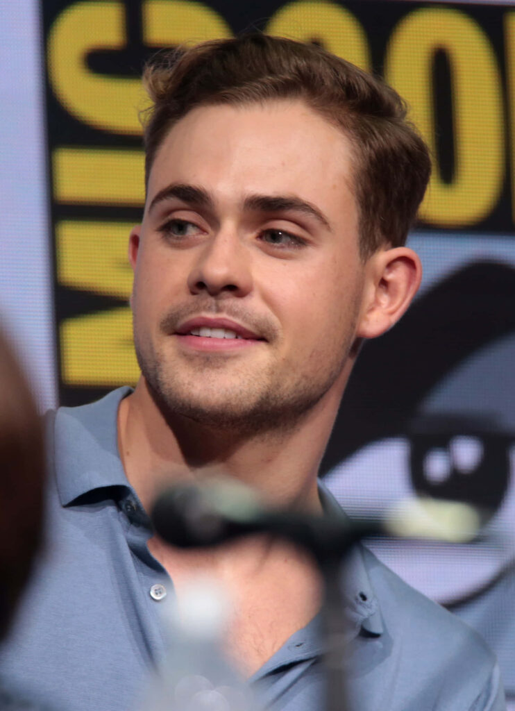 Dacre Montgomery candid portrait with soft smile at Comic-Con natural lighting wallpaper background