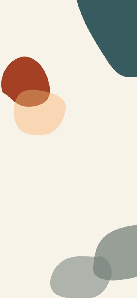 Elegant Minimalist Wallpaper: Abstract Shapes in Muted Tones