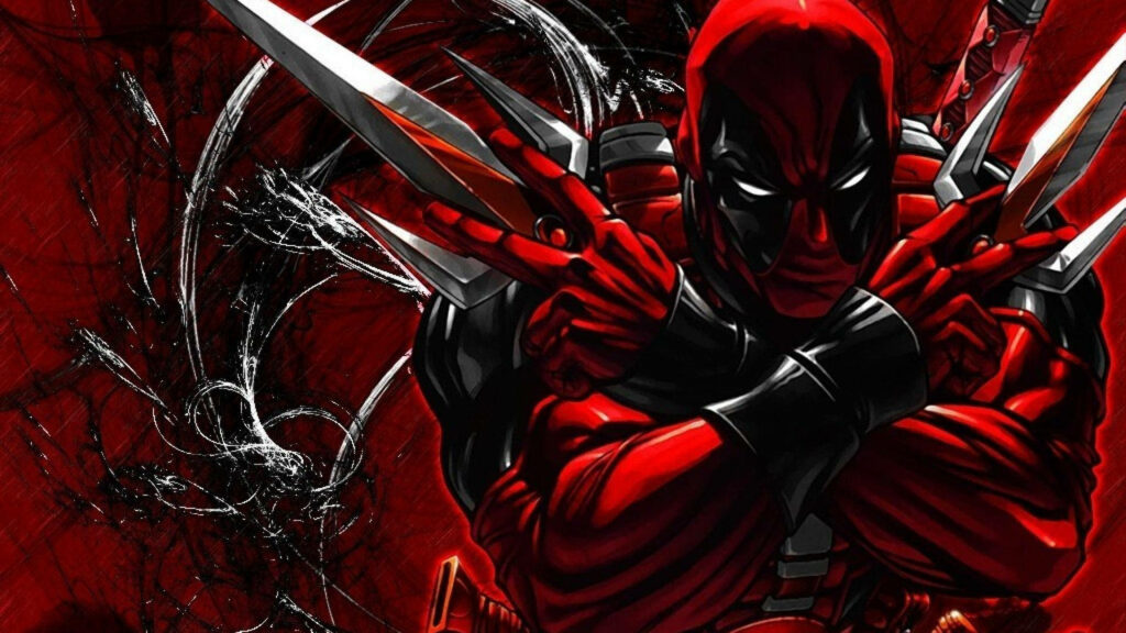 Deadly Deadpool Unleashes His Marvelous Weapon Wallpaper