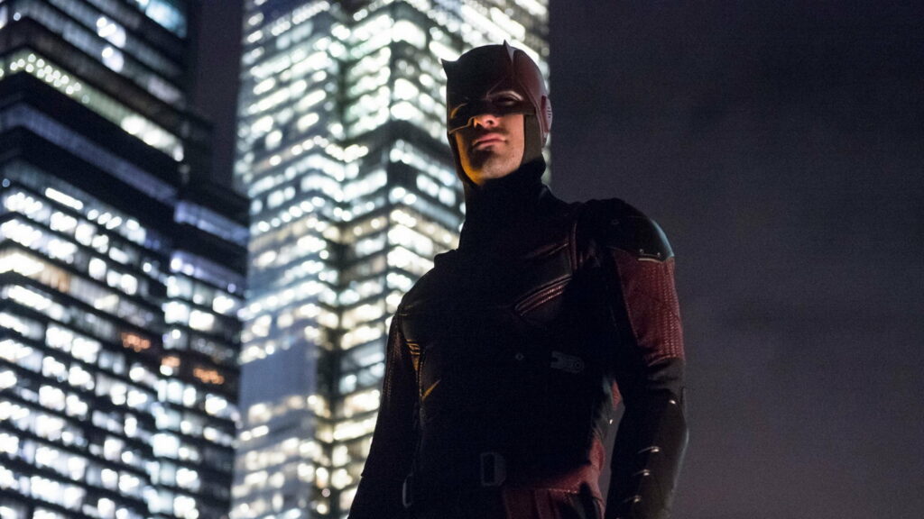The Adventurous Stunts of Daredevil: A Breathtaking 4K TV Show Wallpaper