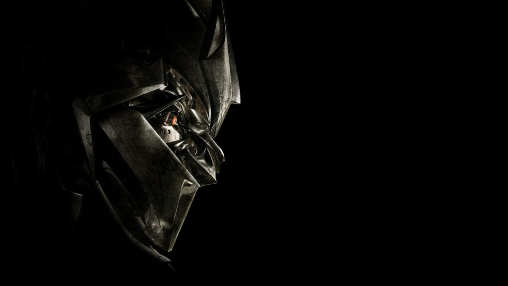 Masked Transformer: A Dark Theme Wallpaper from Transformers Dark of the Moon