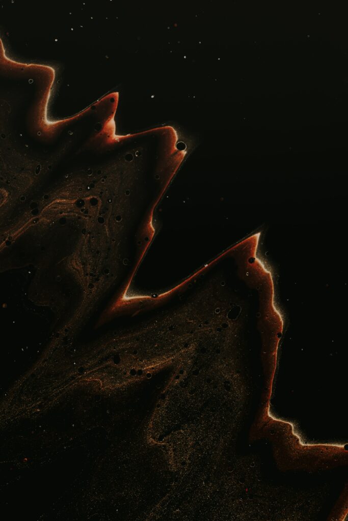 Dark Abstract Fluid Stains Wallpaper - Striking Background Design