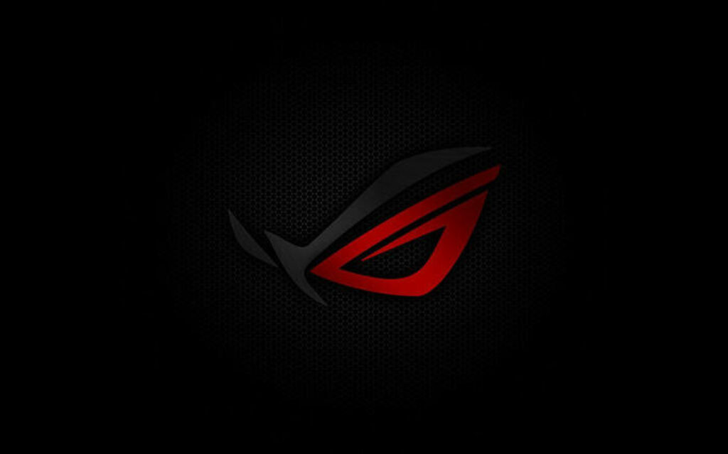 Asus ROG Emblem Gracing a Darkened Canvas Wallpaper