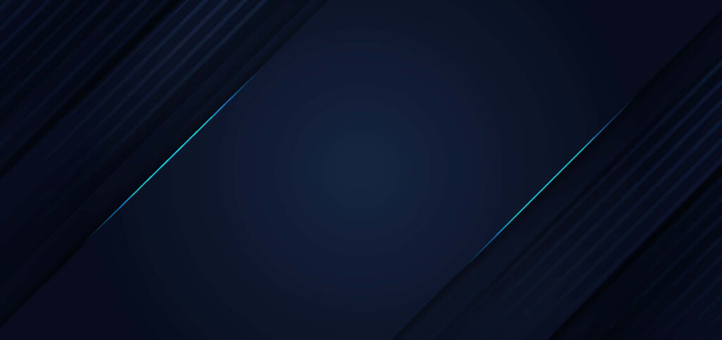 Modern Dark Blue Abstract Wallpaper with Illuminating Geometric Shapes