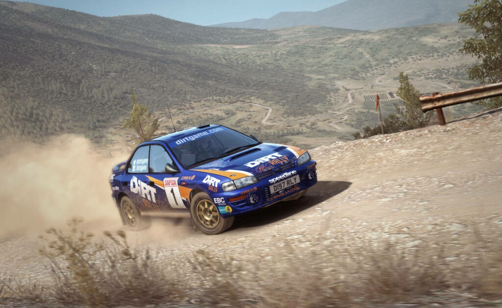 The Mighty Subaru Impreza Conquering Mountainous Terrain in 'Dirt Rally' - Captivating Backdrop Unveiled Wallpaper