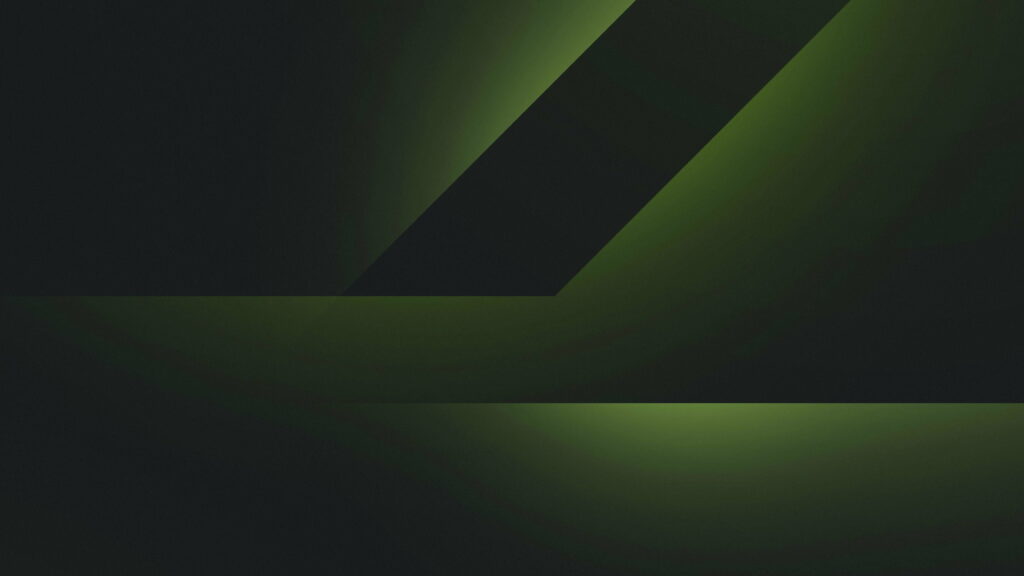 Enigmatic Emerald: An Abstract Dark Green Digital Art Masterpiece Wallpaper