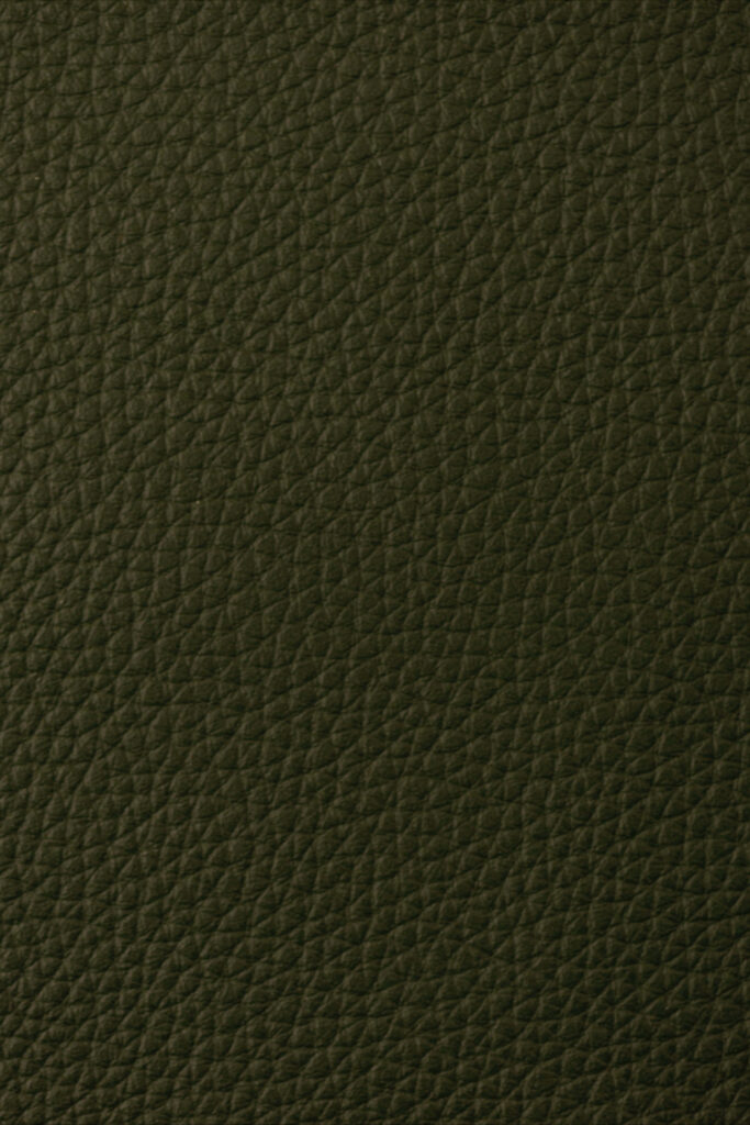 Close-Up Dark Green Leather Texture: Luxurious Wallpaper Background