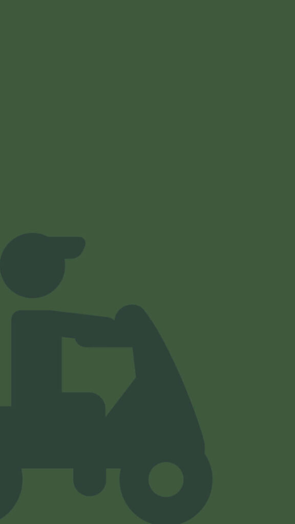 Dark Green Minimalist Wallpaper: Silhouette of Cap-Wearing Person