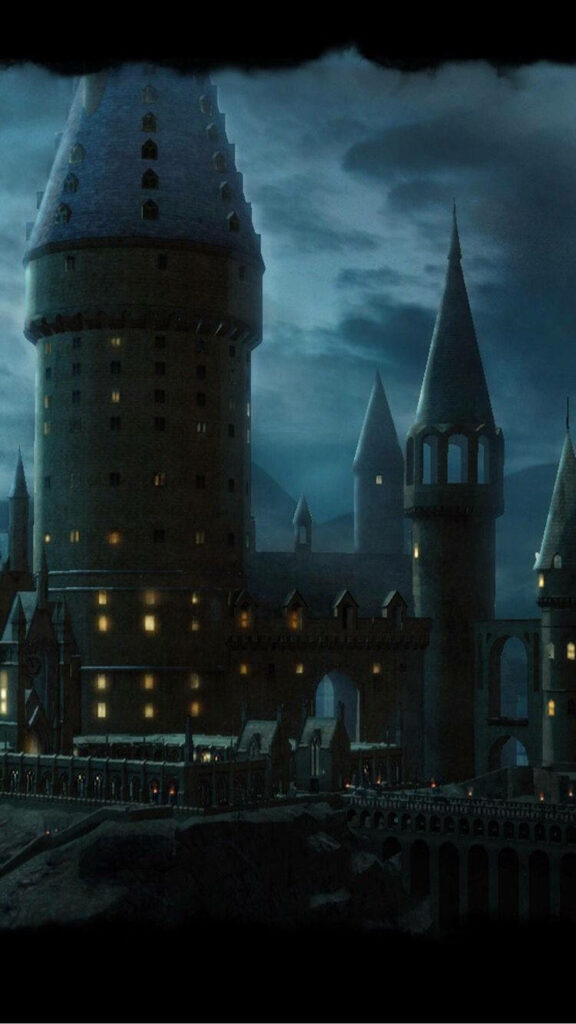 Magical Hogwarts Castle Wallpaper for iPhone - Dark & Atmospheric