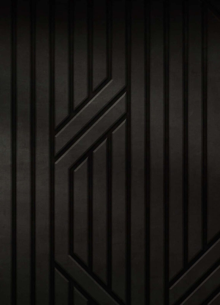 Bold Grunge Dark Metal Wallpaper with Sleek Line Patterns