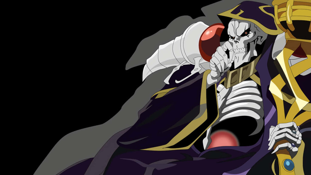 Dark Overlord Wallpaper: Sinister Ruler in Shadows Background