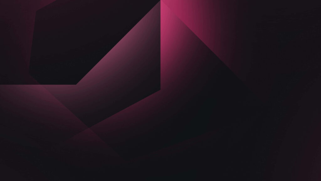 Dark Pink Geometric Abstract Wallpaper: Depth & Dramatic Design