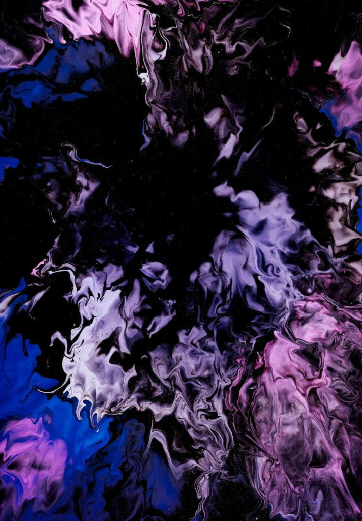 Mesmerizing Dark Violet Abstract Wallpaper for iPad 2021 Background