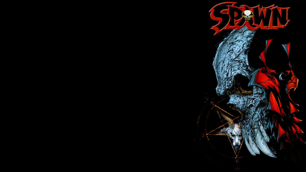 Blackout Hero: A Stunning HD Wallpaper of Spawn from Image Comics
