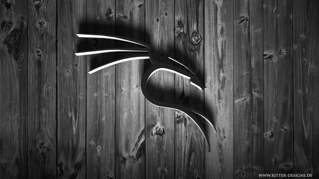 Dark and Intricate: Linux-inspired Black Metal Wall Décor Unveiling Kali Linux NetHunter Wallpaper