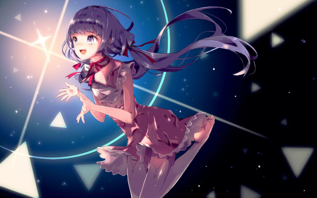 Mysterious Beauty: Unleashing Zero Two's Charm in Darling In The Franxx Wallpaper