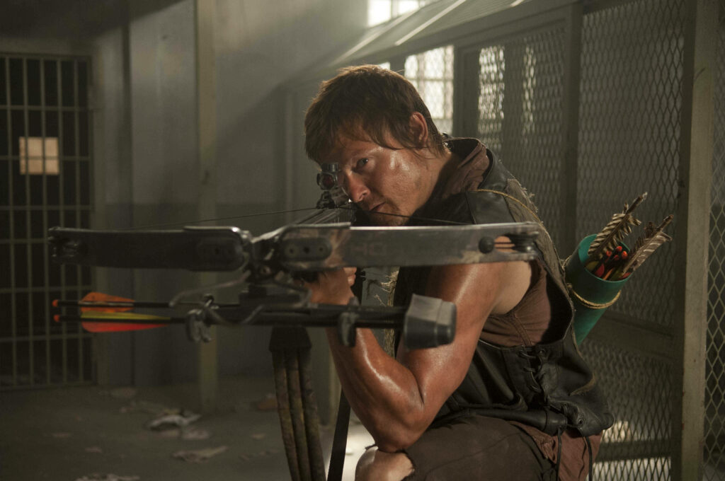 Daryl Dixon Crossbow Wallpaper: Gritty The Walking Dead Background