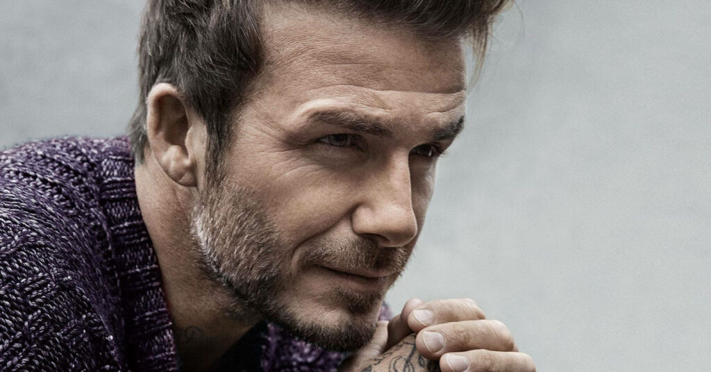 David Beckham Wallpaper: Iconic Beard & Sophisticated Style