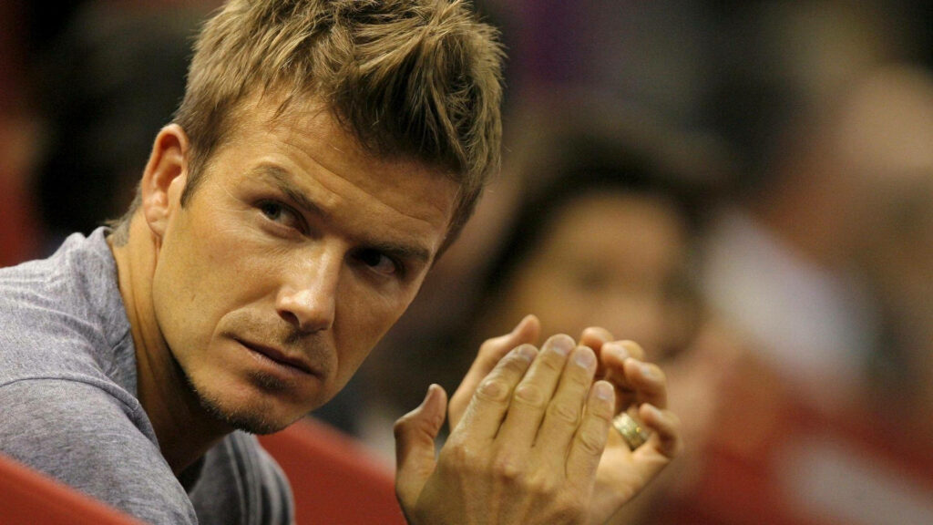 David Beckham Wallpaper: Captivating Candid Moment & Charismatic Presence