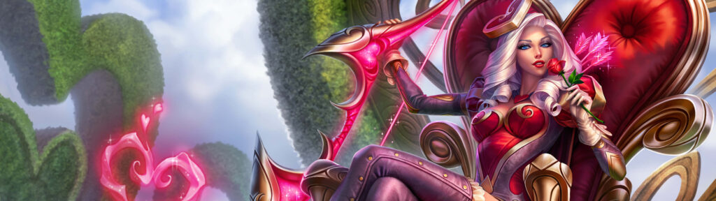 Summoning the Red Queen: Dual Screen Delight in League of Legends Wallpaper