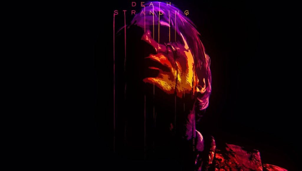 Death Stranding Cliff Unger side profile neon pink orange lighting digital art wallpaper