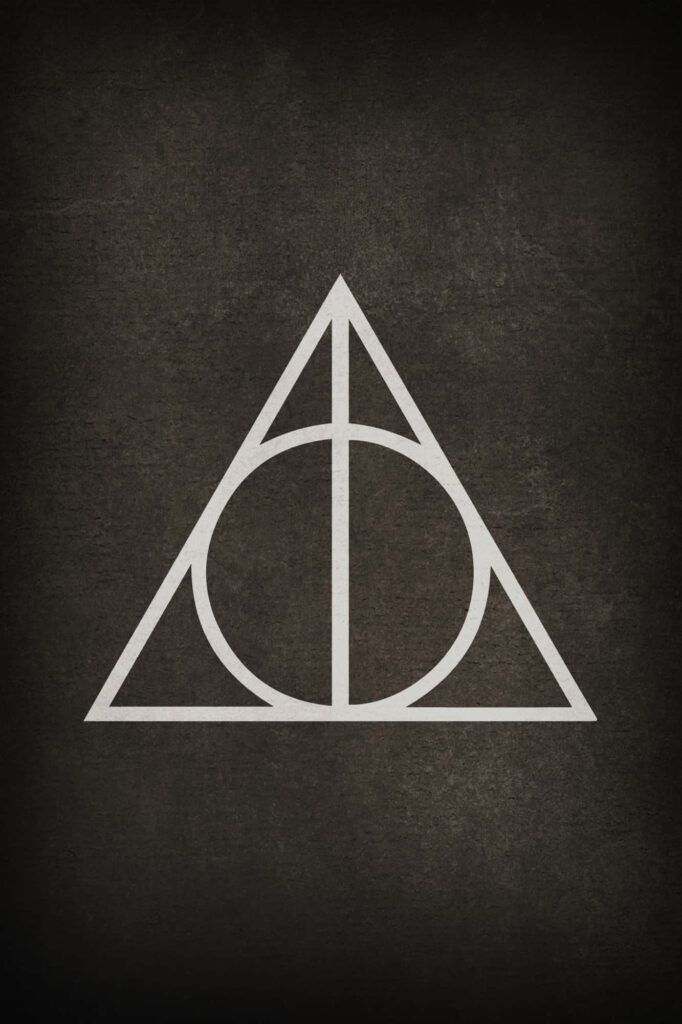 Deathly Hallows Wallpaper: Dark Textured Background for Fans